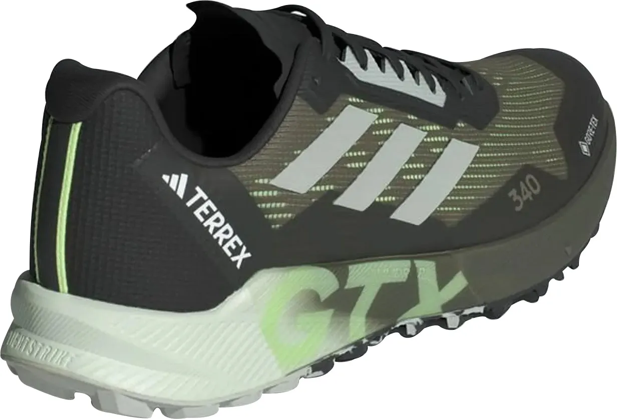 adidas Terrex Agravic Flow 2 GORE-TEX Mens Trail Running Shoes - Green