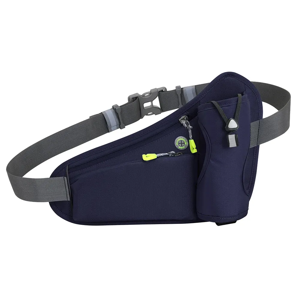 Adjustable Waist Bag Fanny Pack with Water Bottle Holder