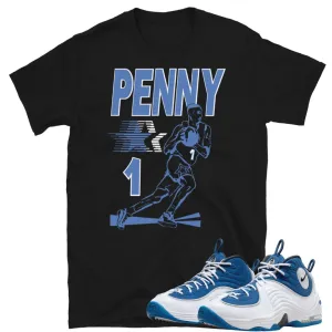 Air Penny 2 Atlantic Blue Shirt