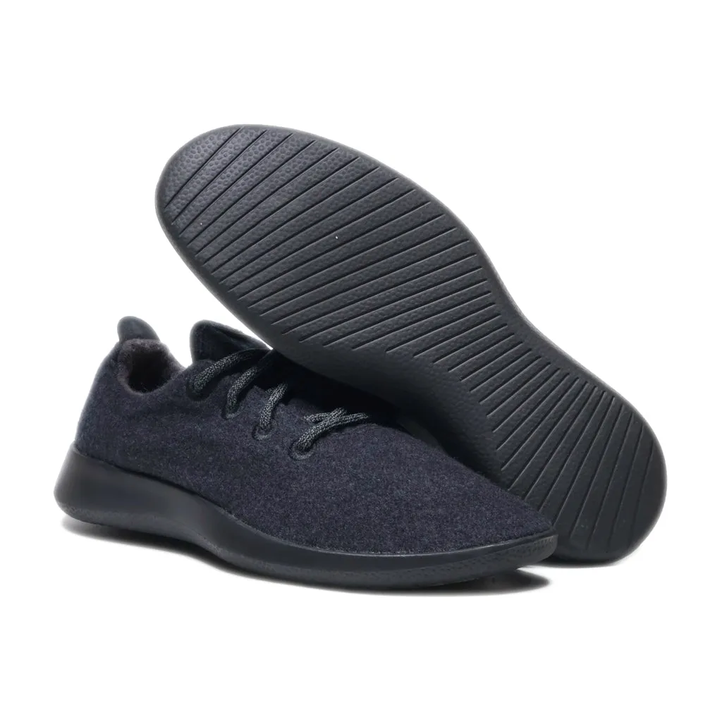 Allbirds Runners Sport Shoes Wool Black Colour For Men