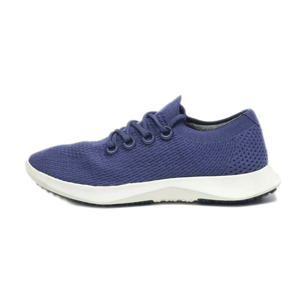 Allbirds Tree Dasher 2 Sport Shoes Wool Blue Colour For Men