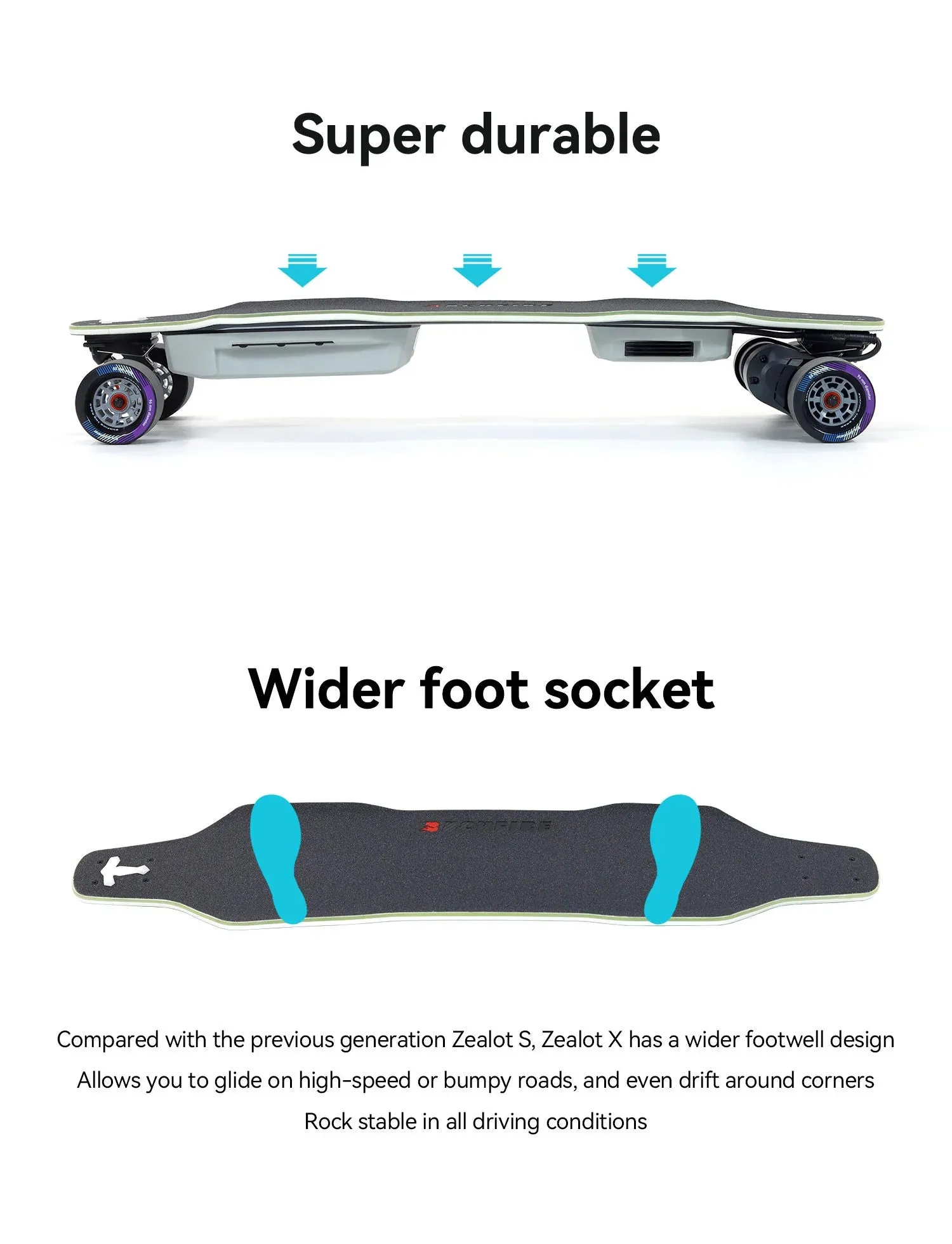 Backfire Zealot X Belt Drive Electric Skateboard