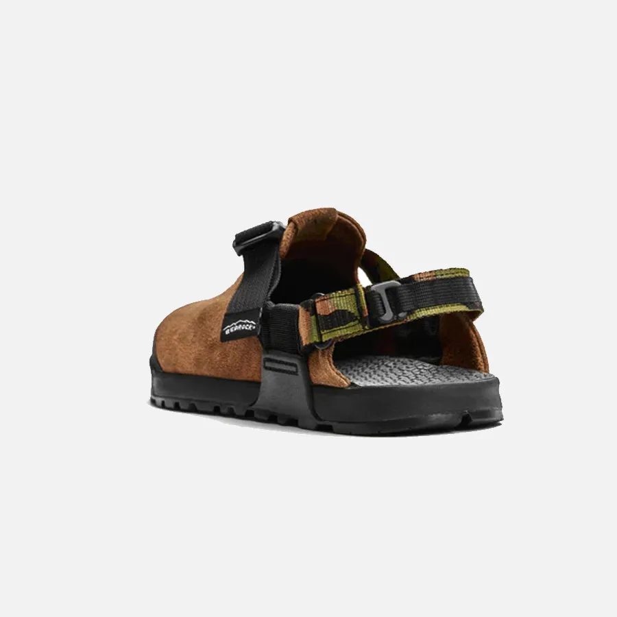 Bedrock Mountain Clog Suede Leather (Ponderosa Brown)