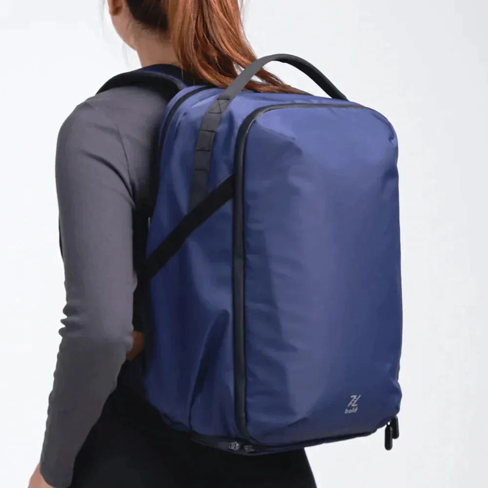 BOLD PYX: 24L Everyday/Travel Backpack in Midnight Blue Color