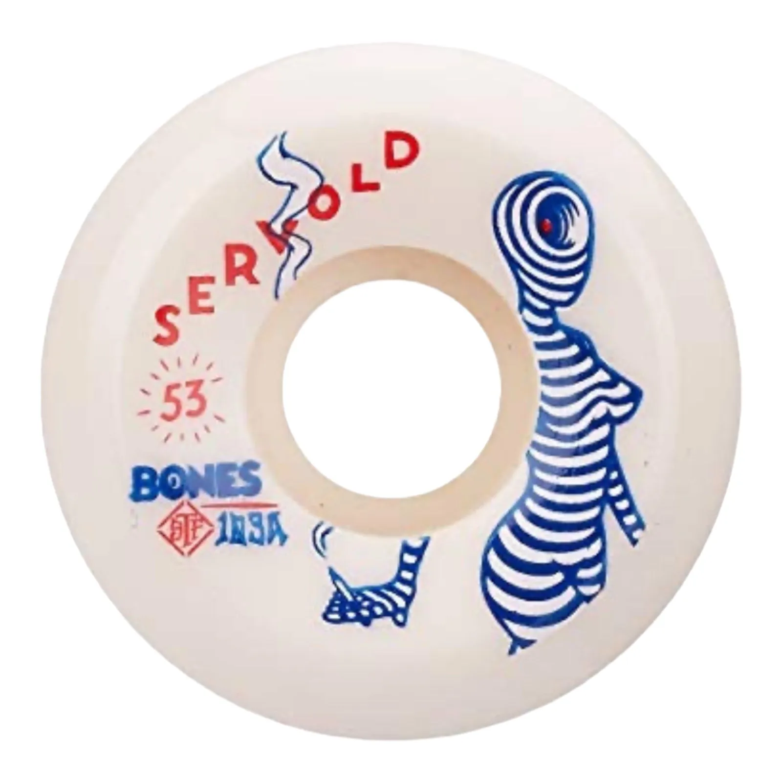 BONES PRO SERVOLD WHEELS STF 103A SIDECUT 53MM