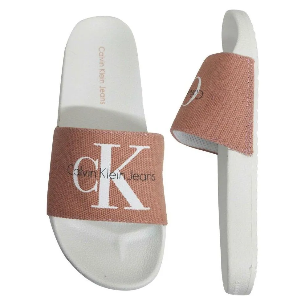 Calvin Klein Unisex - Viggo Heavy Canvas Slides - Dusk