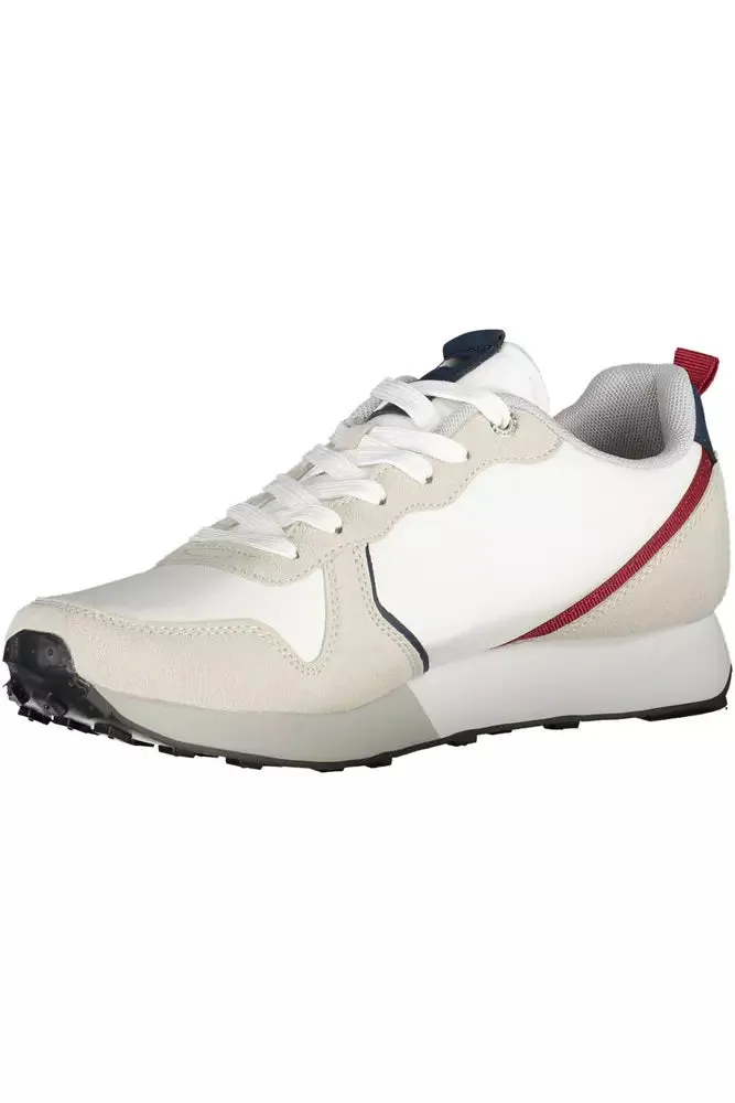 Carrera Sleek White Sneakers with Contrasting Accents