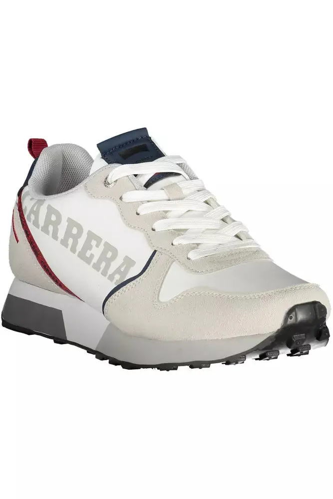 Carrera Sleek White Sneakers with Contrasting Accents