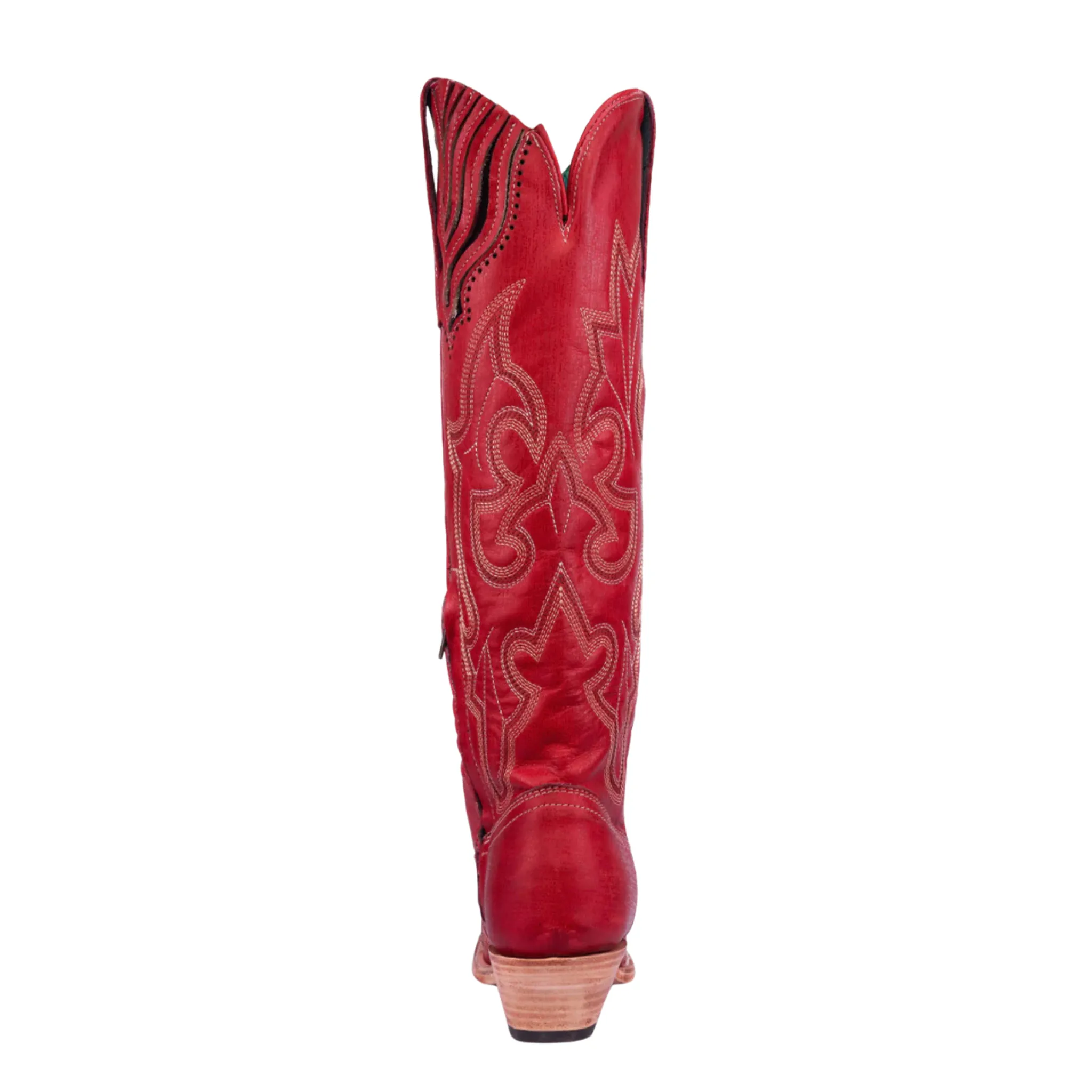 CORRAL WOMEN'S TALL RED EMBROIDERY WESTERN BOOTS - A4465