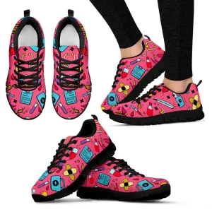 Doctor / Nursing Pink Women's Sneakers