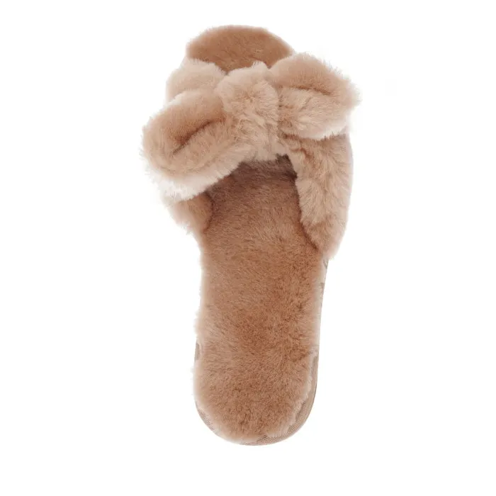 EMU Women's Naledi Camel Slipper w/Bow NOT RETURNABLE