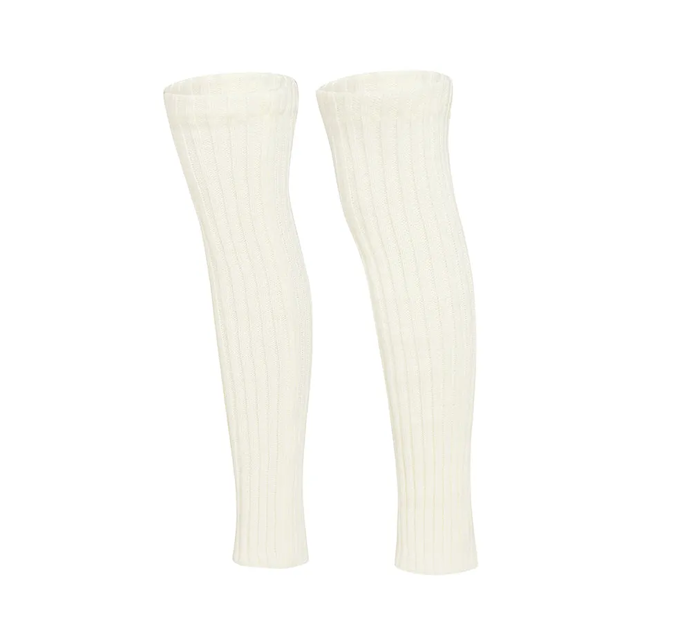 EVERAU® Women Stretchy Ribbed Knit Thick Leg Warmers