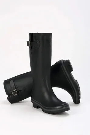 EVERCREATURES PLAIN ALL BLACK WELLIES