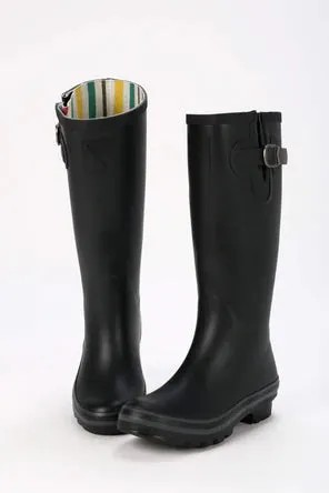 EVERCREATURES PLAIN ALL BLACK WELLIES