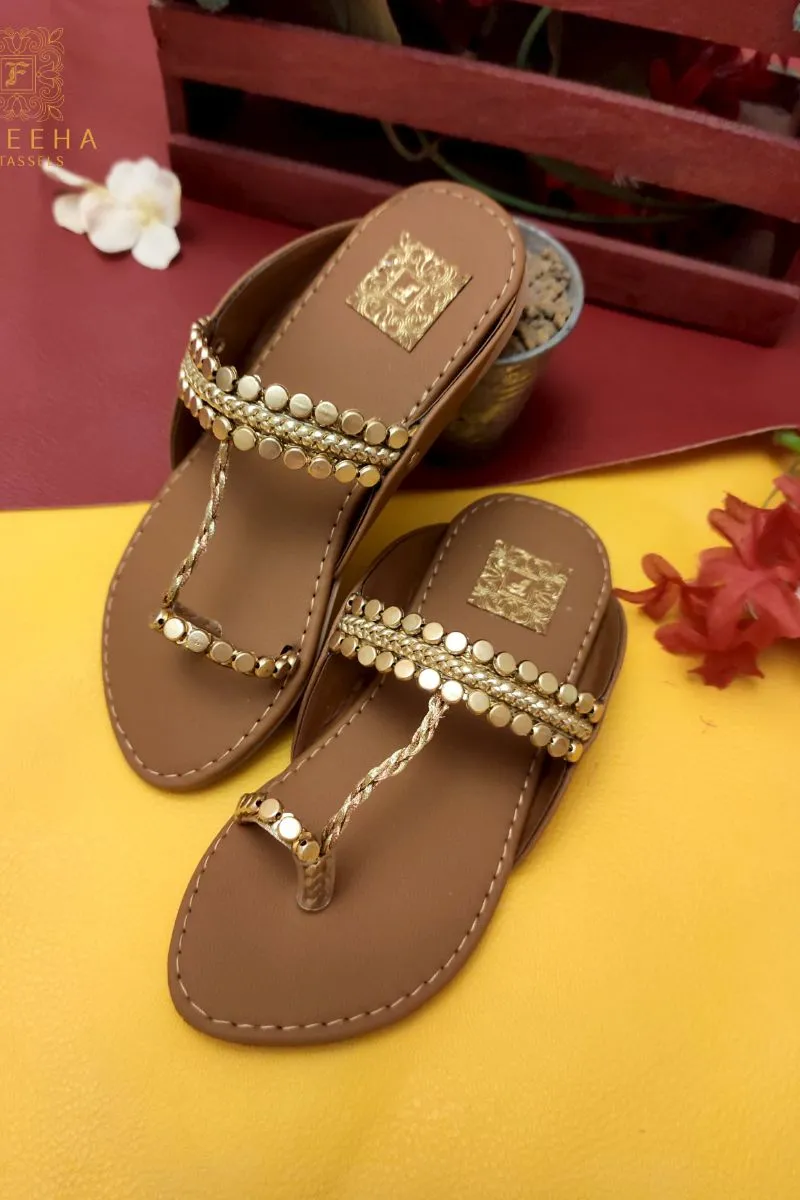 Fareeha by Tassels - Handcrafted Kolhapuri KK-26 (Kids)