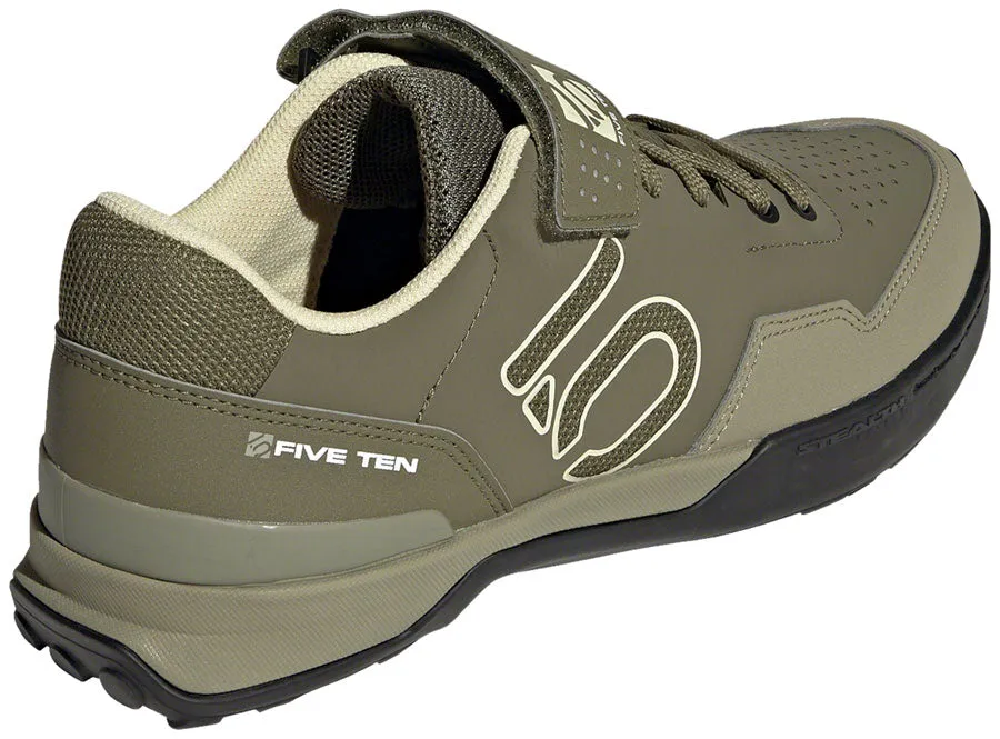 Five Ten Five Ten Kestrel Lace Clipless Shoe - Men's, Focus Olive/Sandy Beige/Orbit Green