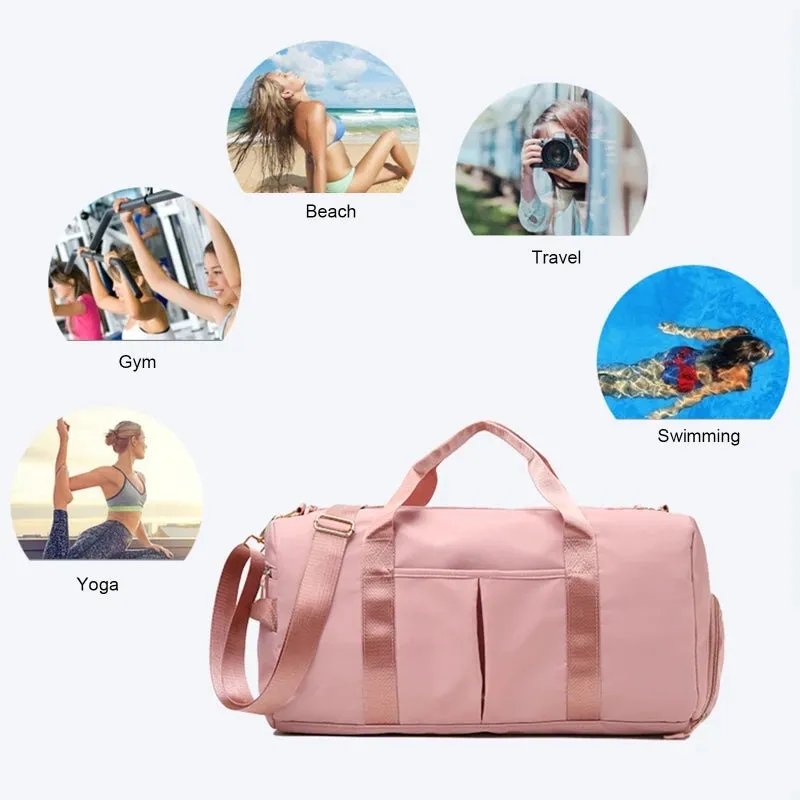 Gym Bag  with Shoe Compartment Durable Lightweight