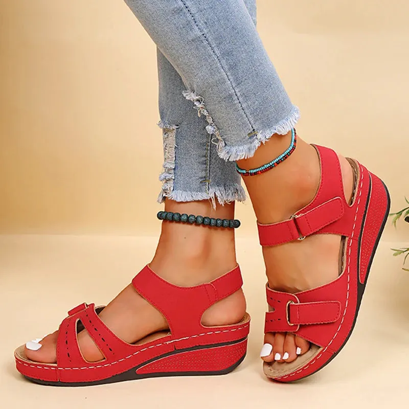 Hnzxzm Women Sandals On Offer Summer Sandals Woman Party Ladies Shoes Wedge Women Shoes Woman Plus Size Women Sandals Footwear Female