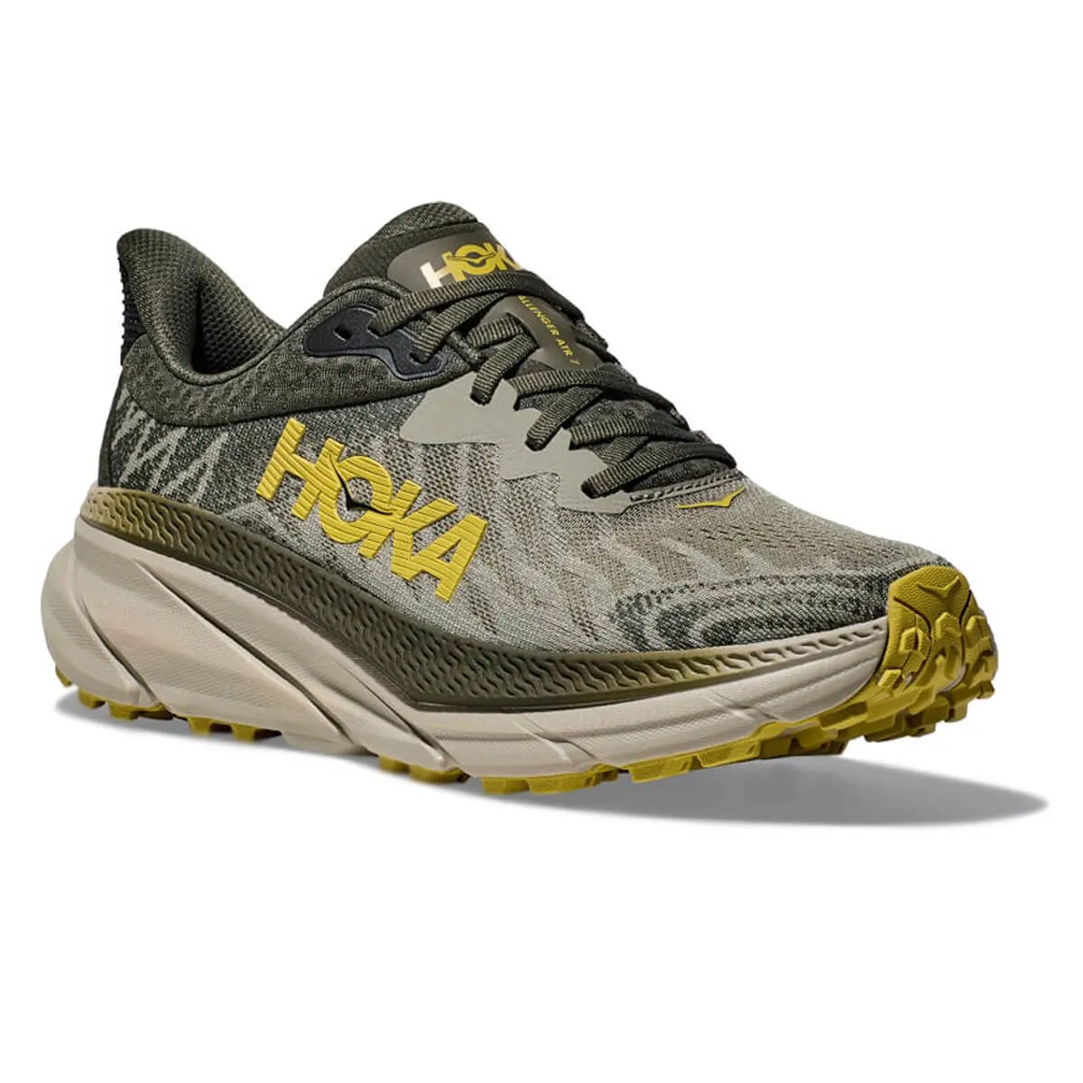 Hoka Challenger 7 Mens | Olive Haze / Forest Cover