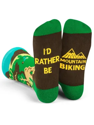 I'd Rather Be Mountain Biking Socks