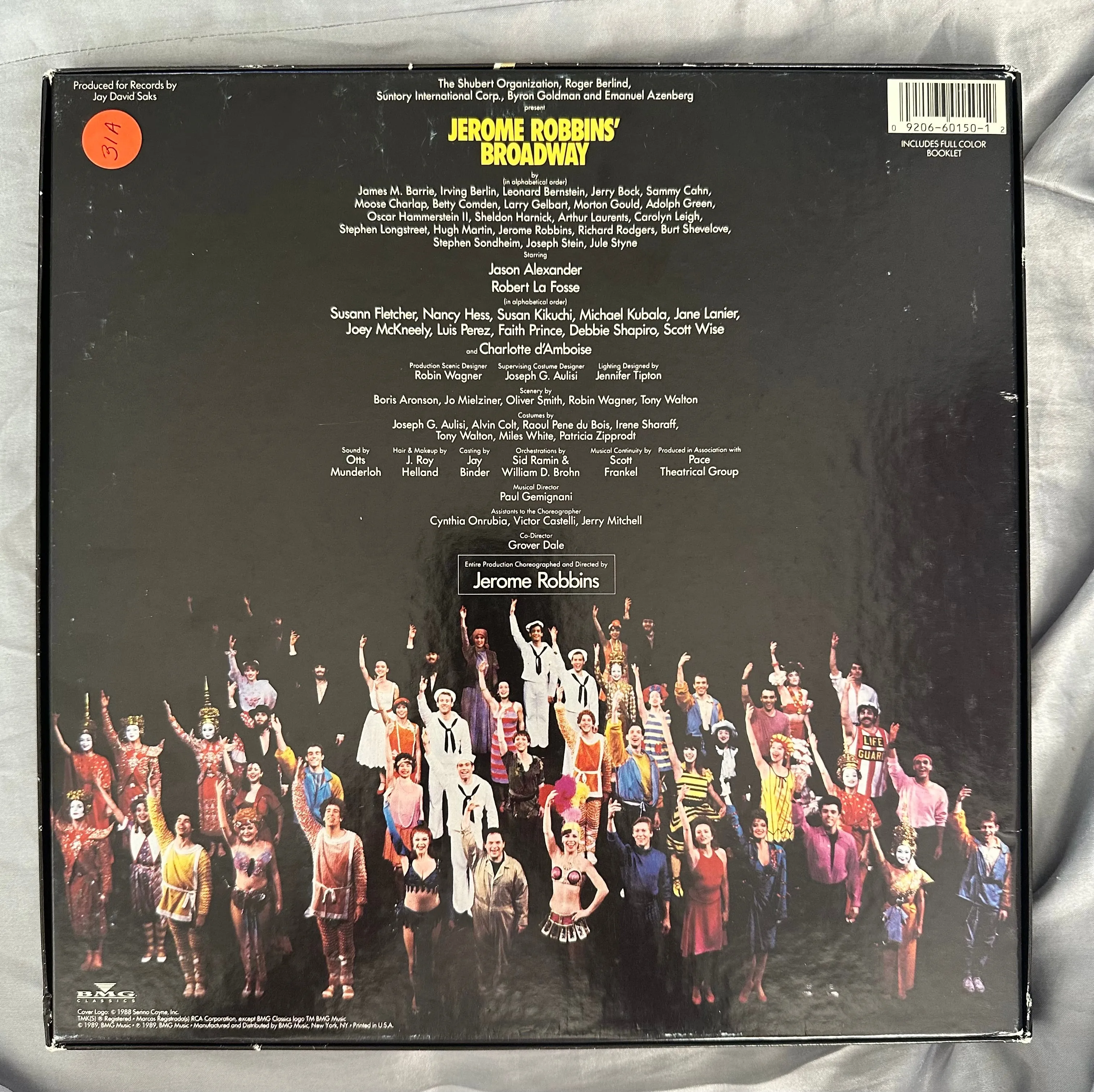 Jerome Robbin’s Broadway cast recording 2xLP box vinyl (US ORDERS ONLY)