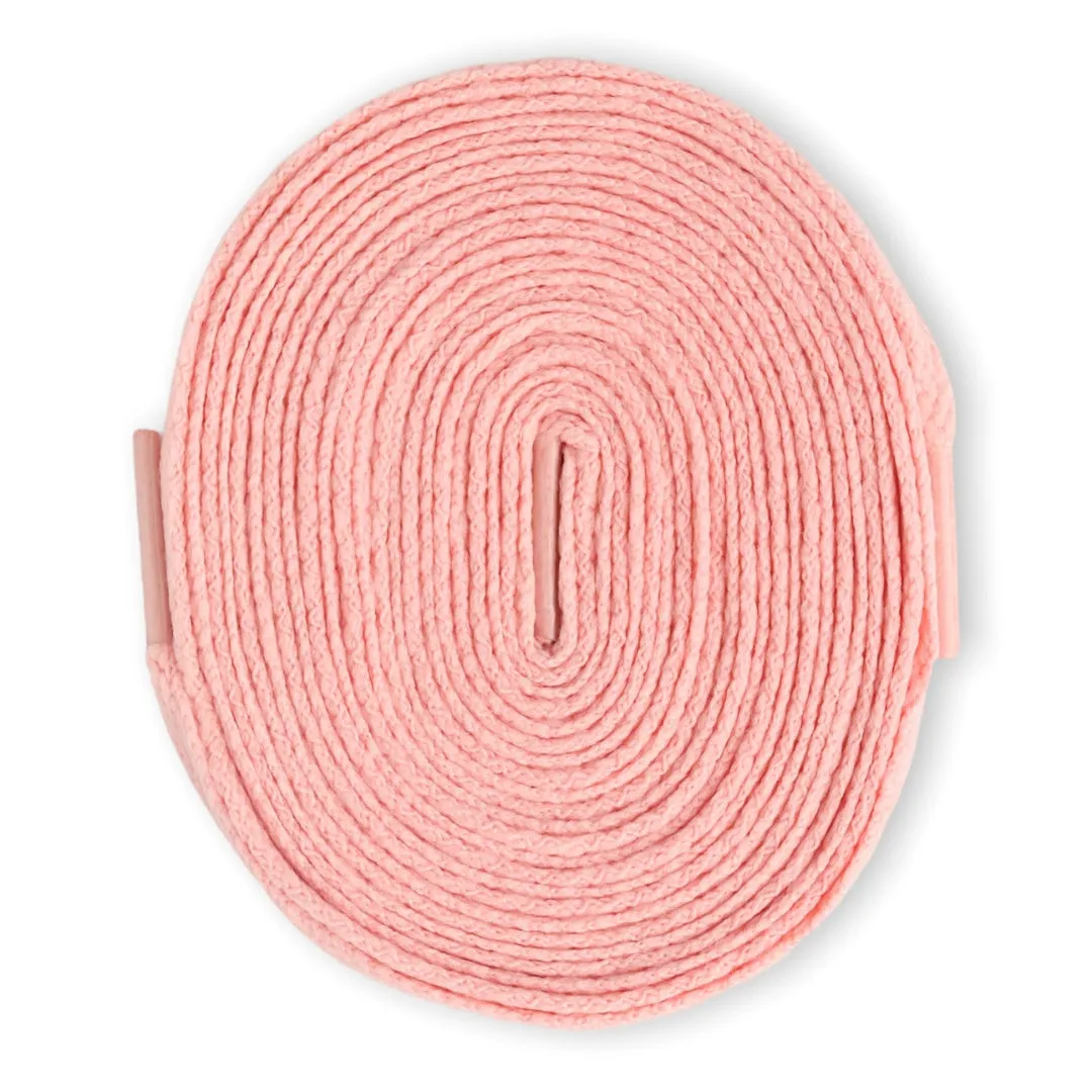 Jordan 1 Laces Basics Flat Thin - Salmon Pink Laces