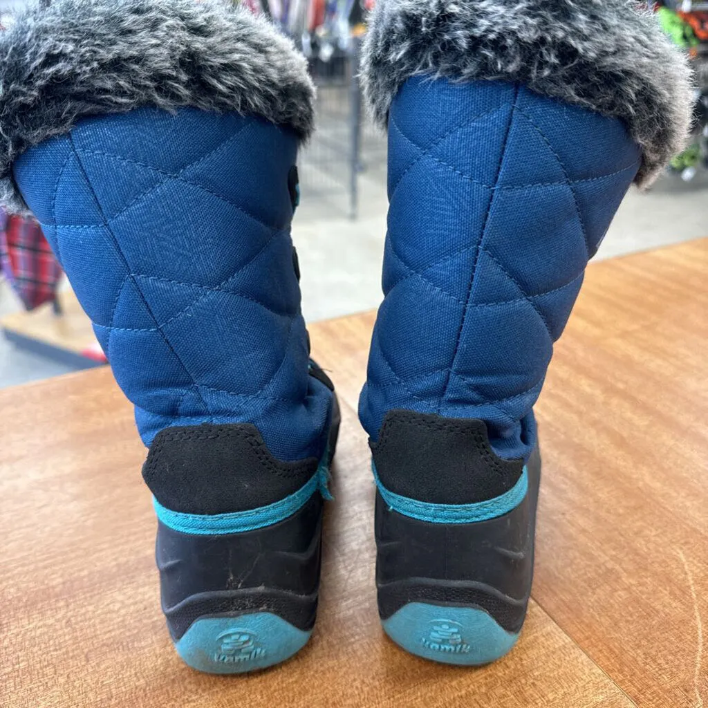 Kamik- Youth winter boot- MSRP $70: Blue -children-1Y