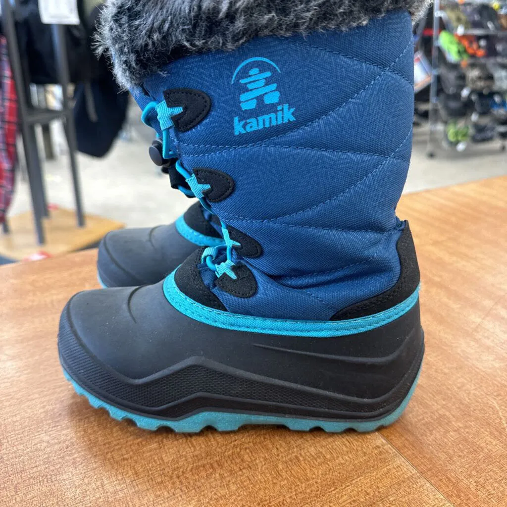 Kamik- Youth winter boot- MSRP $70: Blue -children-1Y