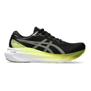 Men's Asics Gel-Kayano 30, Black/Glow Yellow, 11 4E Extra Wide