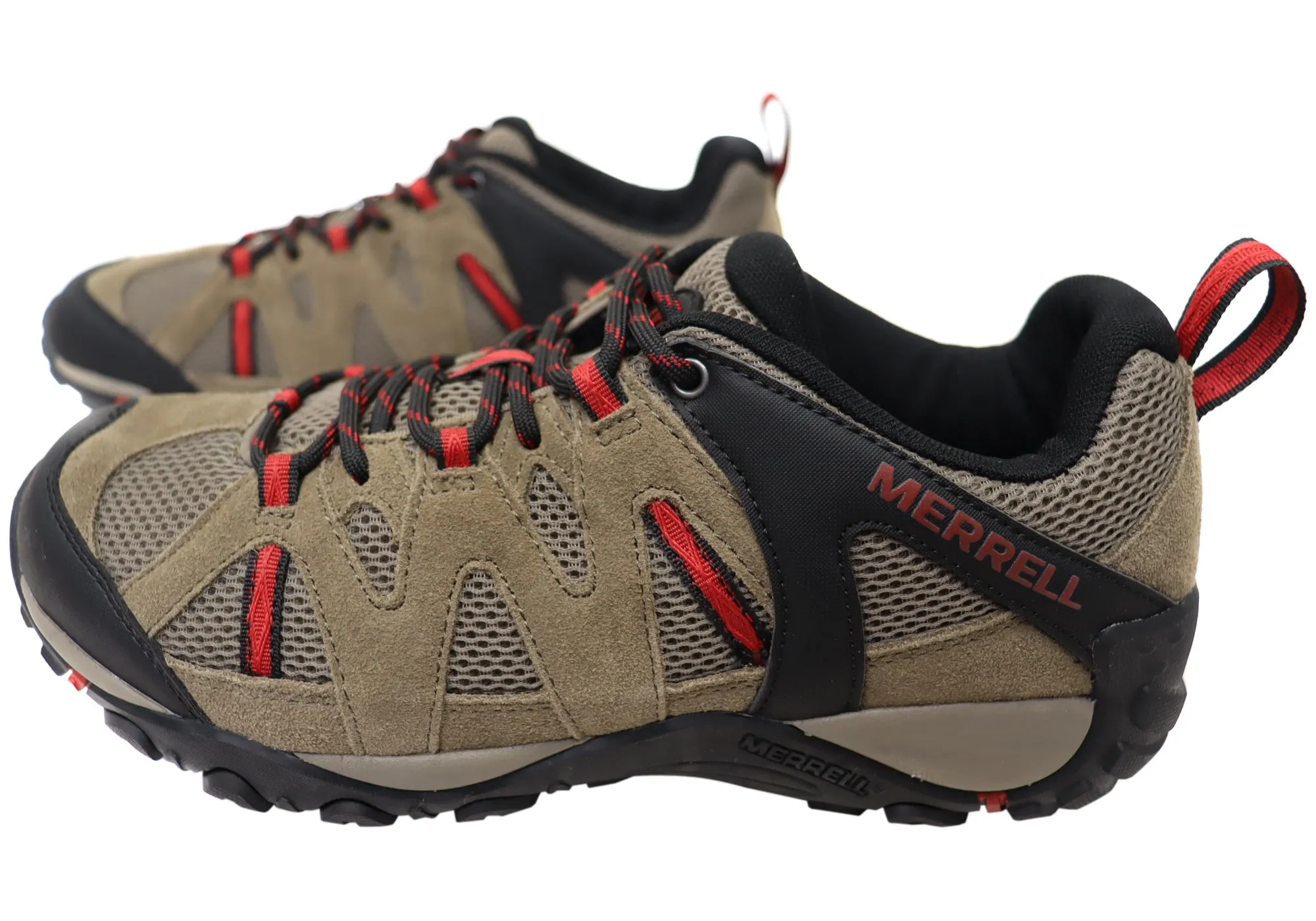 Merrell Mens Deverta 2 Comfortable Leather Hiking Shoes