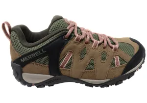 Merrell Womens Deverta 2 Comfortable Leather Hiking Shoes