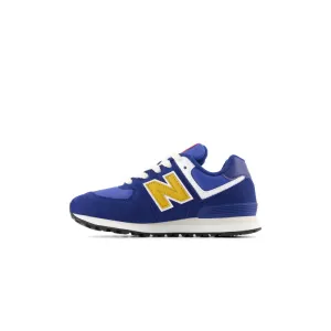 New Balance 574 Blue/Yellow - Kid's Pre School