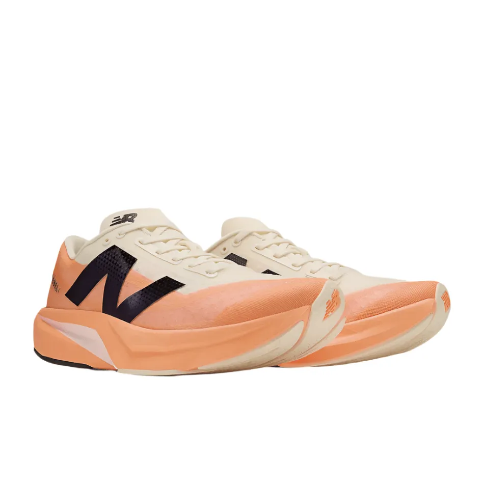 New Balance Men's FuelCell Rebel V4 Running Shoes in Hot Mango/Angora/Black SS25