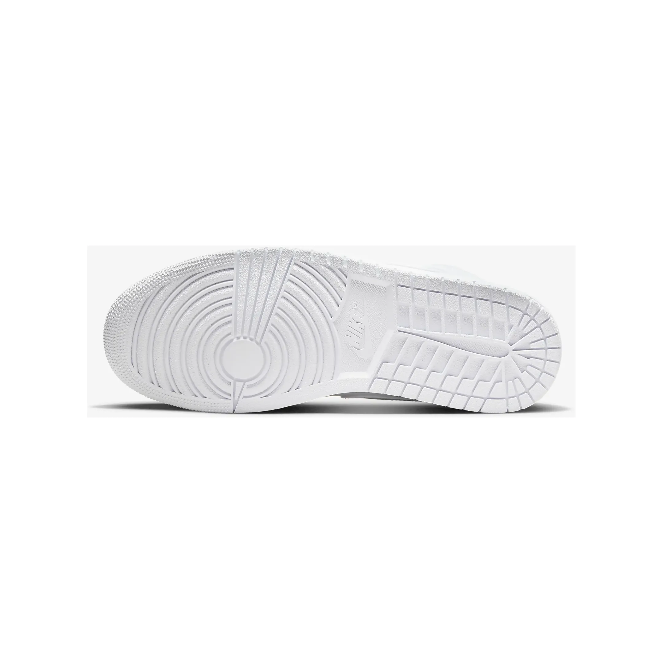 Nike Men's Air Jordan 1 Mid Shoes - All White