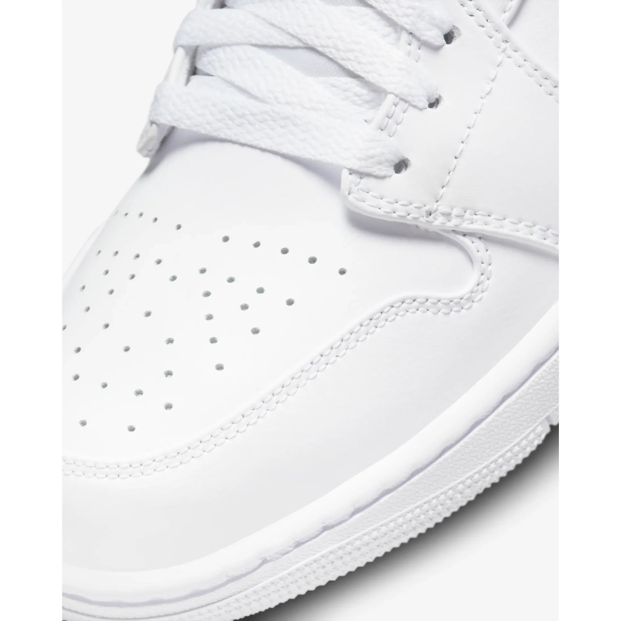 Nike Men's Air Jordan 1 Mid Shoes - All White