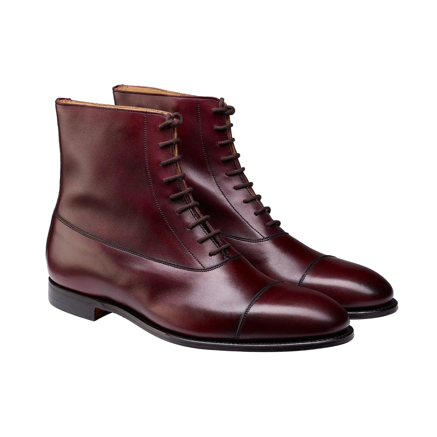 Olivia Burgundy Burnished Calf