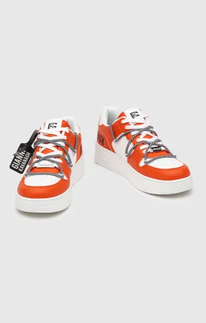 Orange Wrapped Tangerine Sneakers