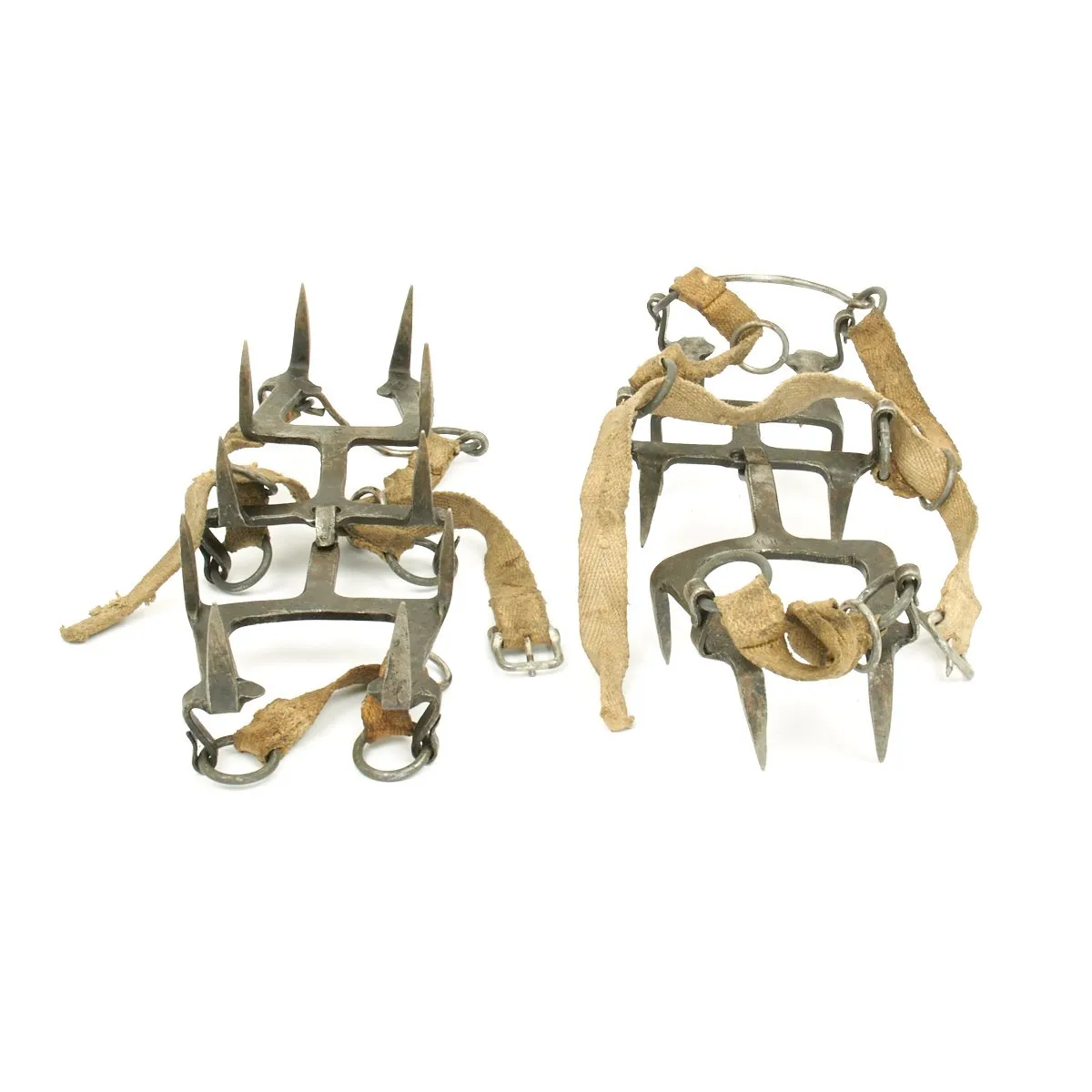 Original German WWII Mountain Troops Gebirgsjäger Crampons