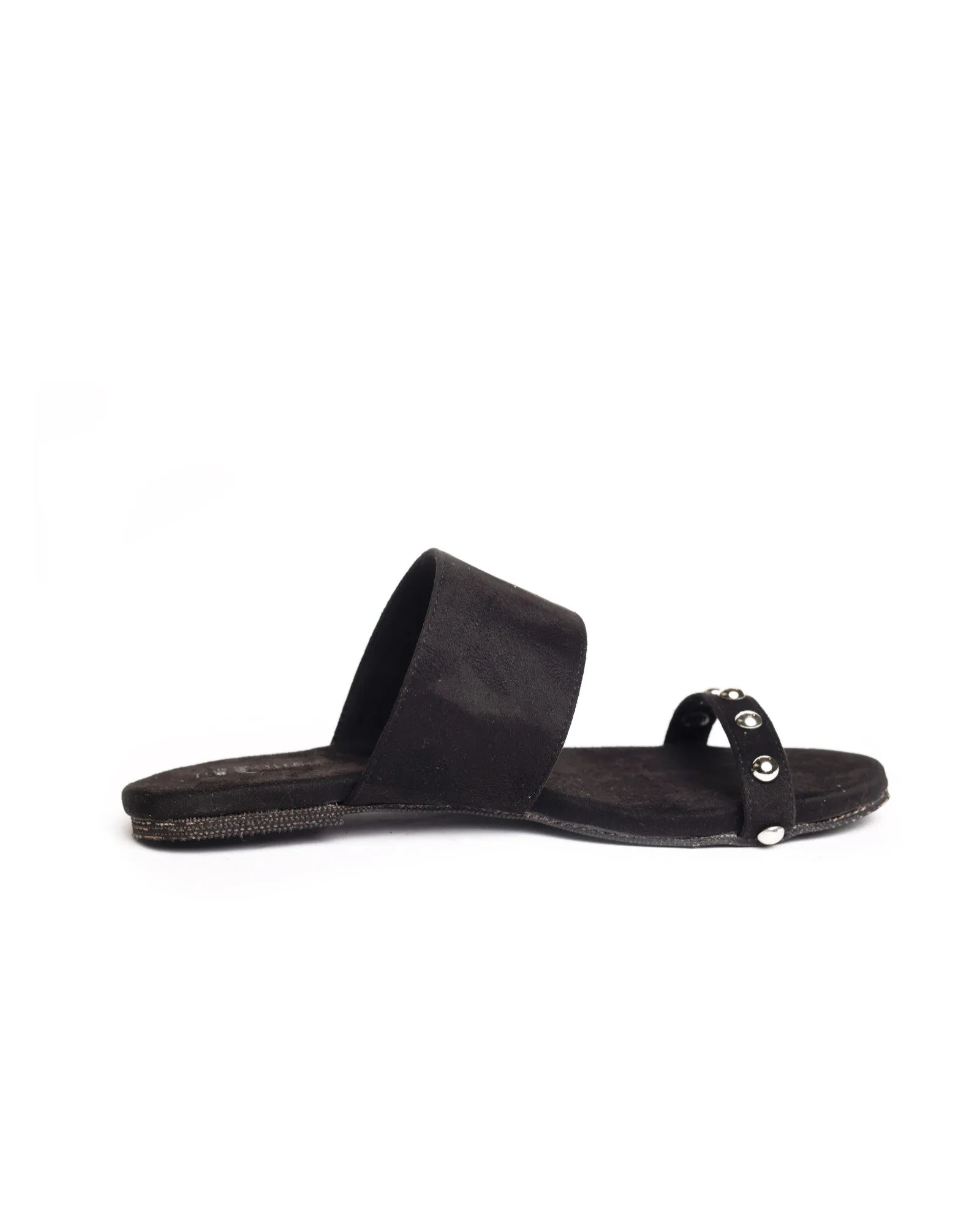 Paaduks Den Dual-Strap Vegan Suede Slides for Women