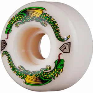 Powell Peralta DF Green Dragon 52mm White Skateboard Wheels