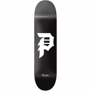 Primitive Dirty P Core 8.25" Black/White Skateboard Deck