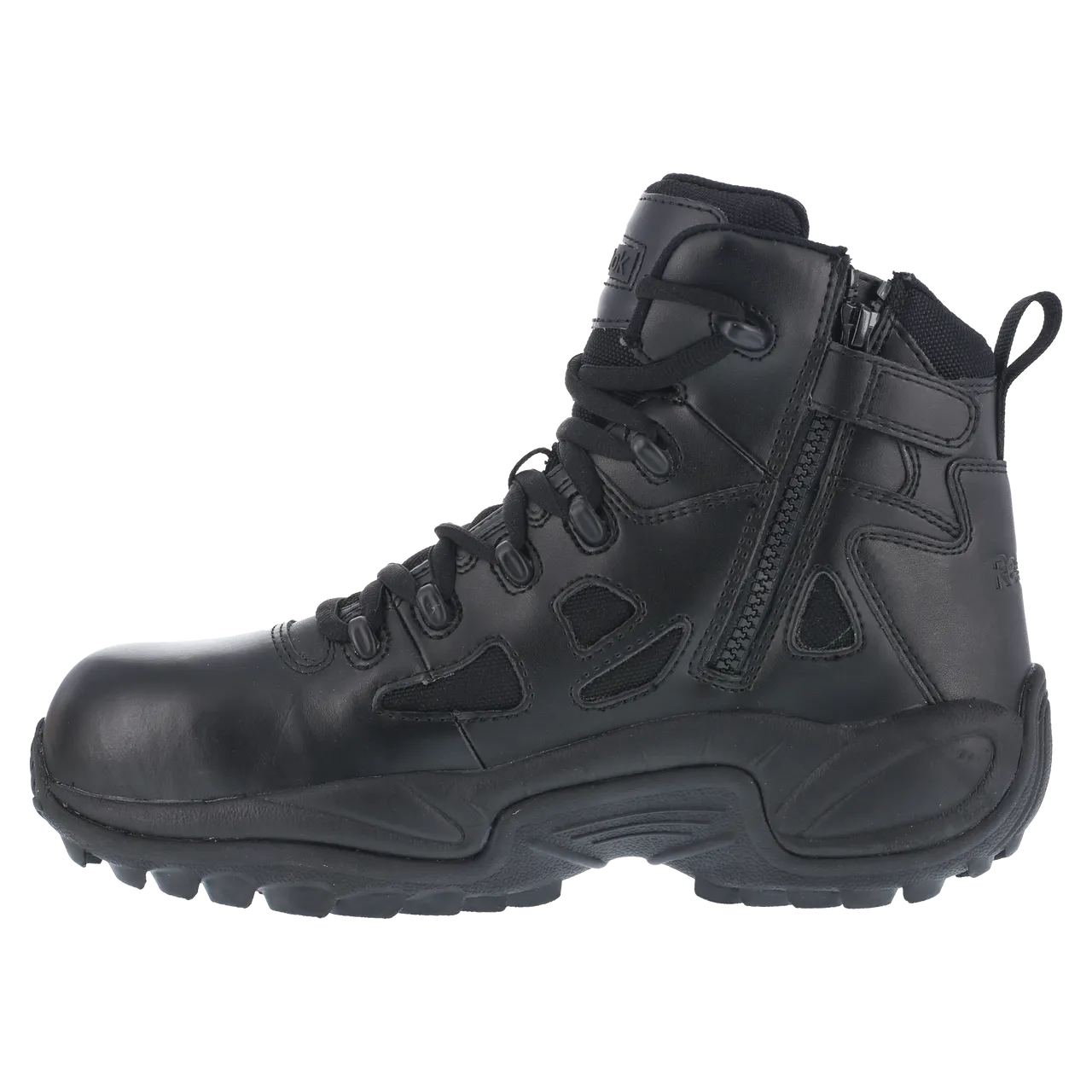 Reebok Rapid Response 6" Stealth Boots with Side Zipper - RB8674