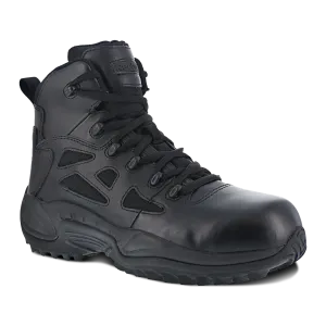 Reebok Rapid Response 6" Stealth Boots with Side Zipper - RB8674