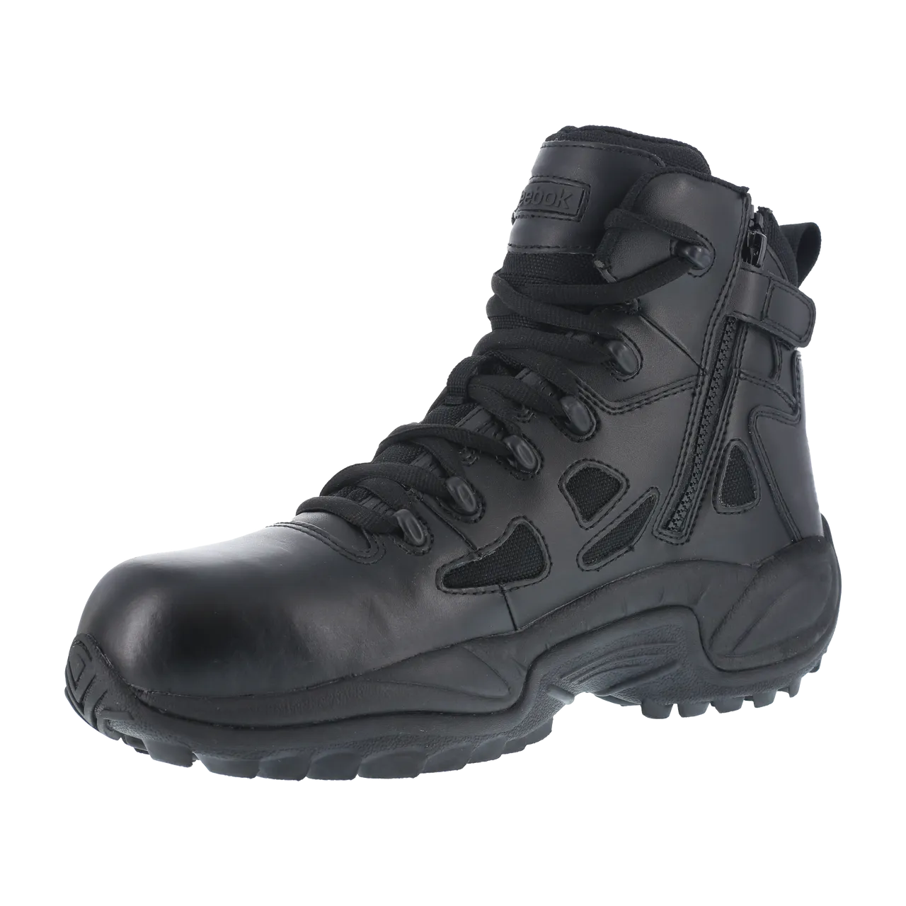 Reebok Rapid Response 6" Stealth Boots with Side Zipper - RB8674