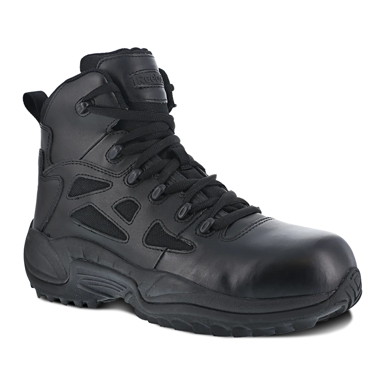 Reebok Rapid Response 6" Stealth Boots with Side Zipper - RB8674