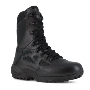 Reebok Rapid Response 8" Stealth Boots with Side Zipper - RB8875