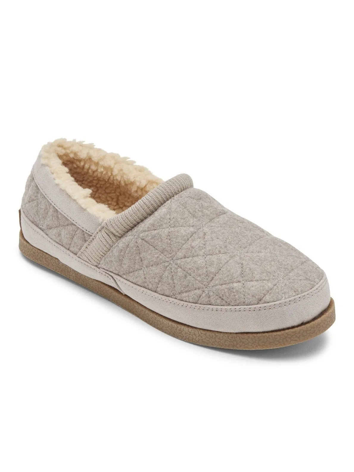 Rockport Women's Trutech Veda Moc Slipper Taupe Grey CI5891