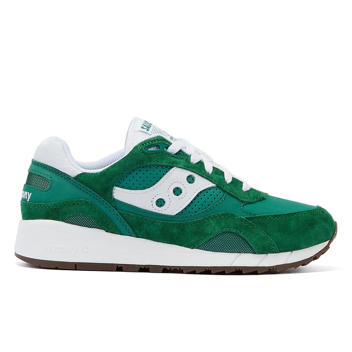 Saucony Shadow 6000 Green/White Trainers