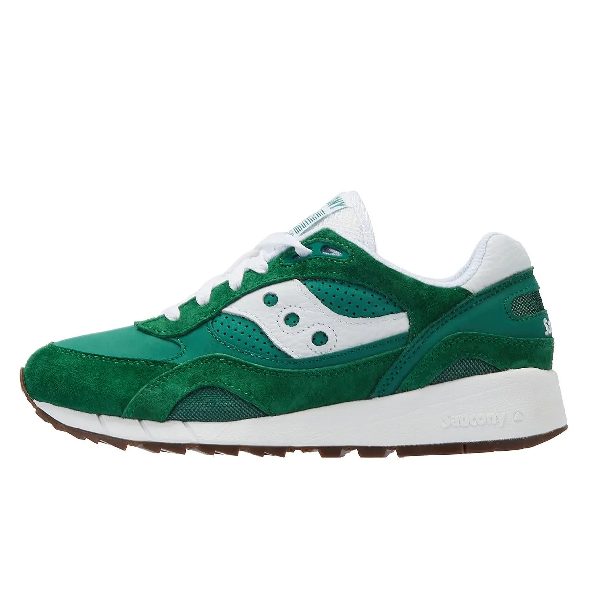 Saucony Shadow 6000 Green/White Trainers