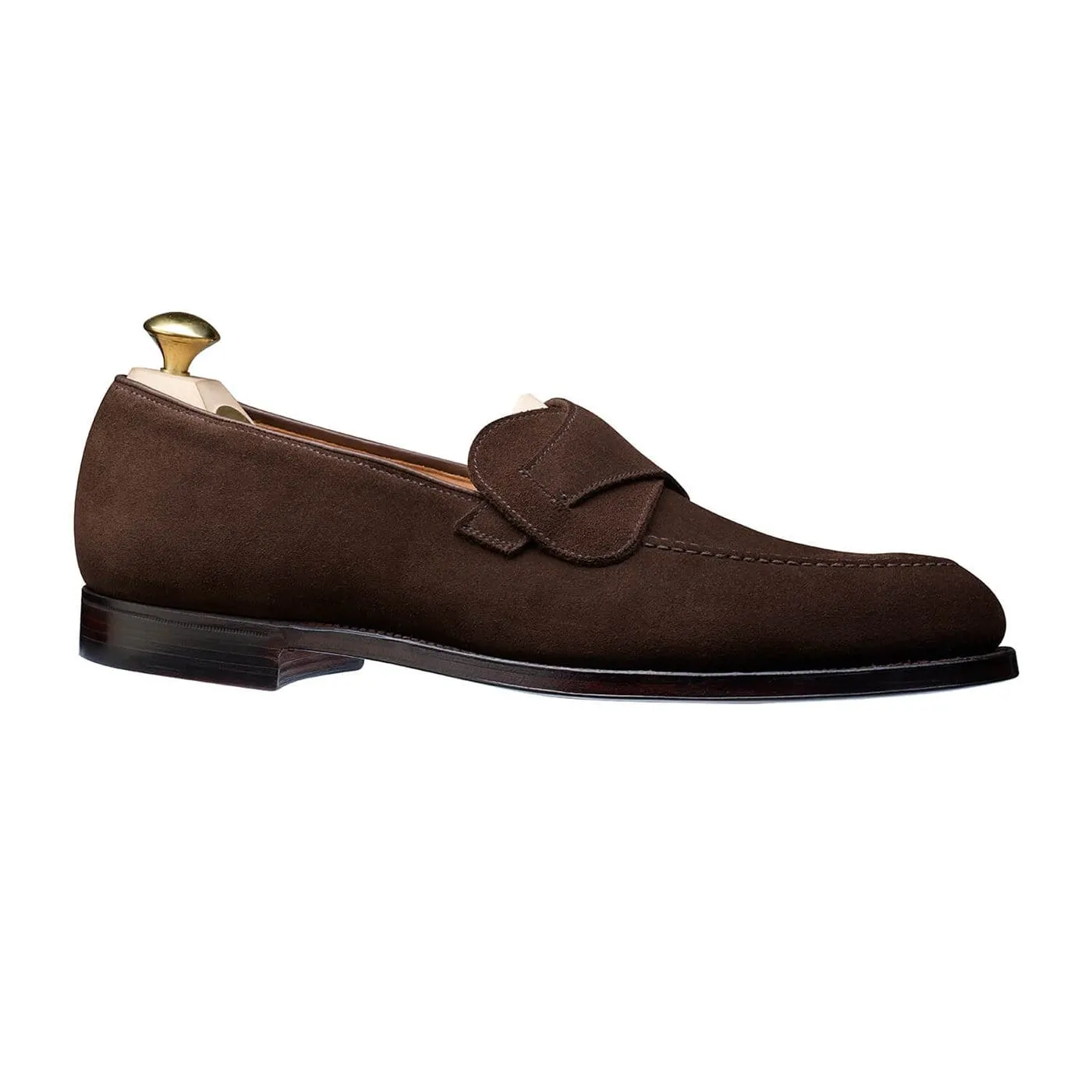 Selby Dark Brown Calf Suede